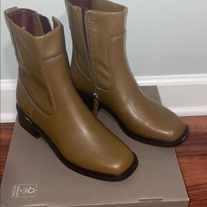 Franco Sarto Brown Ankle Boots